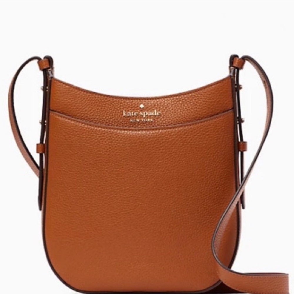Kate Spade Leila Crossbody Bag Tan Pebbled Leather